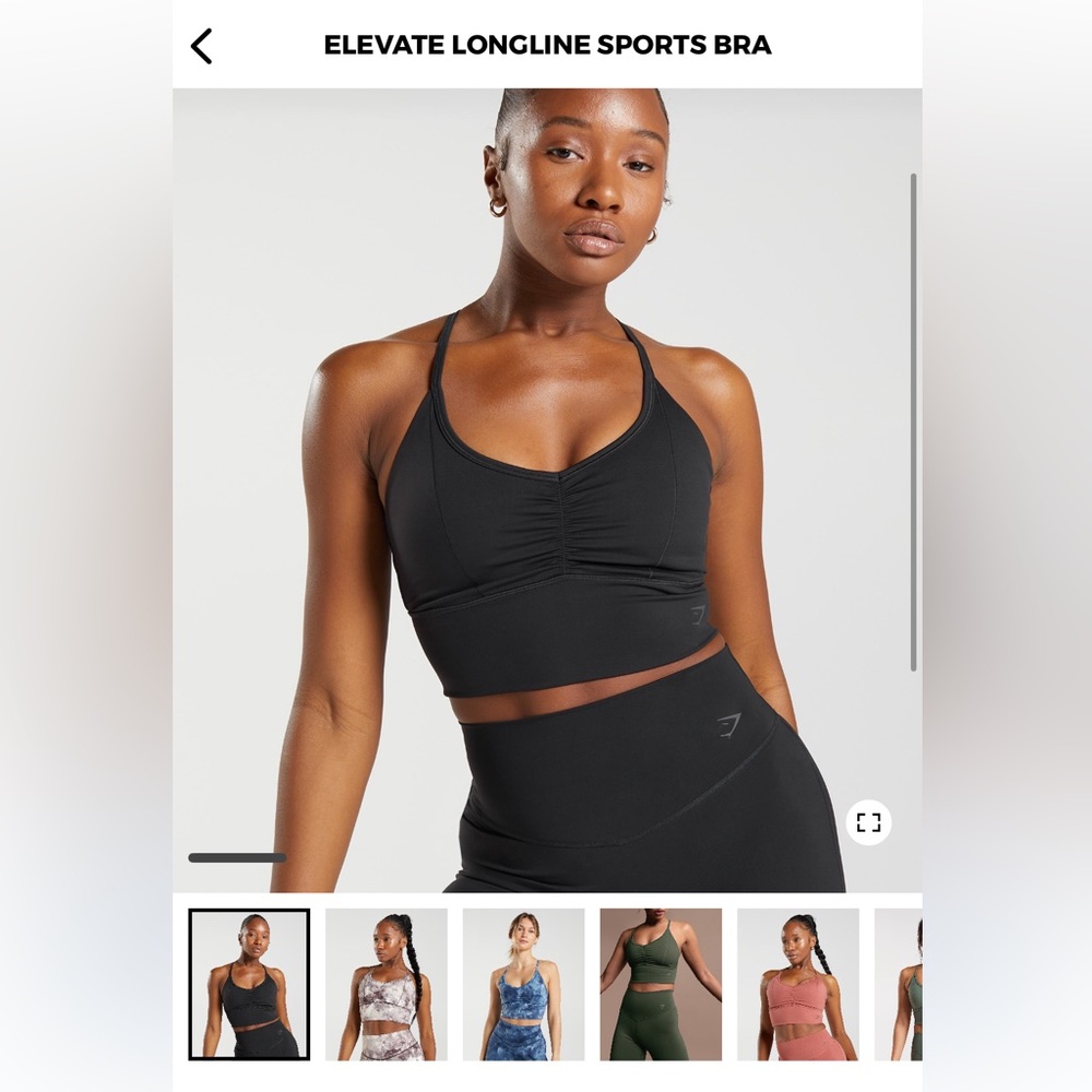 Gymshark Elevate Longline Sports Bra